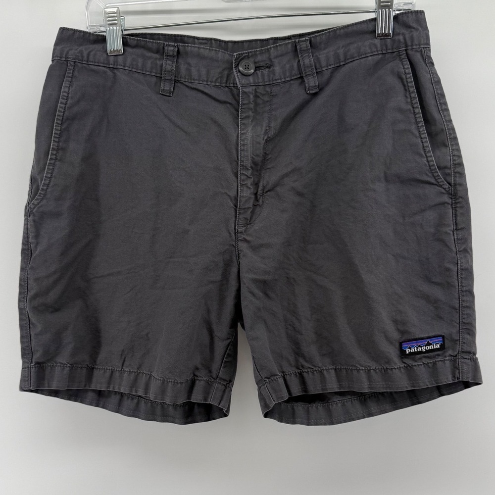 Patagonia Mens 32 Forge Grey Organic Cotton Hemp Blend Casual Shorts 57070